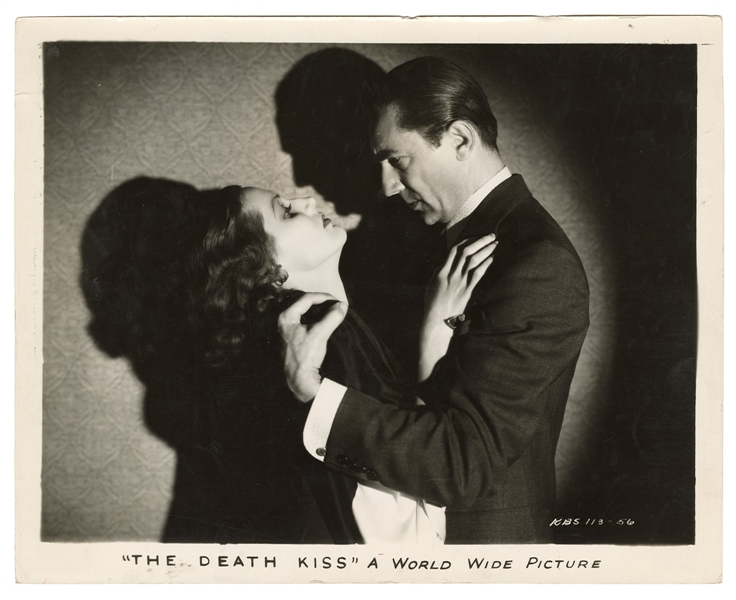  “The Death Kiss” Bela Lugosi and Adrienne Ames Still. World...