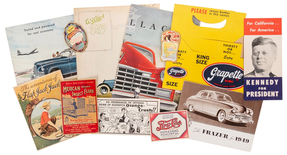  [ADVERTISING]. A group of early to mid-20th century America...