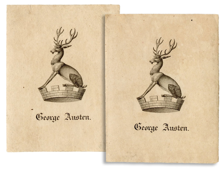  [AUSTEN, Jane (1775-1817)]. -- AUSTEN, George (1731-1805). ...