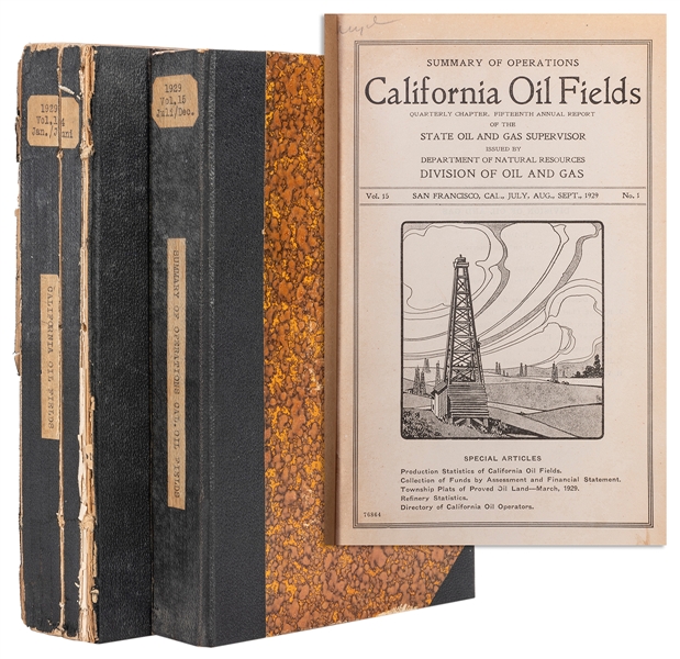  [CALIFORNIA]. Summary of Operations, California Oil Fields....