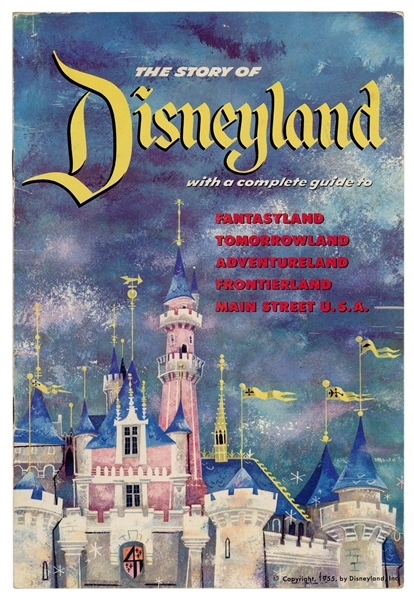  [DISNEYLAND]. The Story of Disneyland. 1955. Booklet, stapl...
