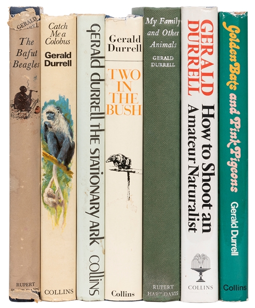 DURRELL, Gerald (1925-1995). Group of 7 titles. Including: ...