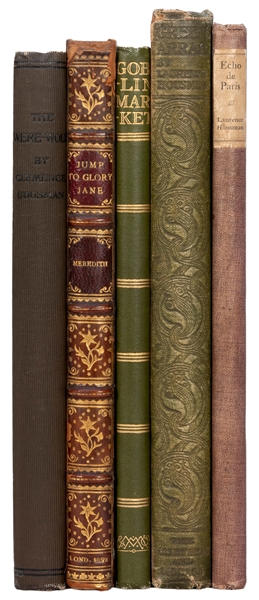  [HOUSMAN, Laurence (1865-1959)]. A group of 5 books by and ...