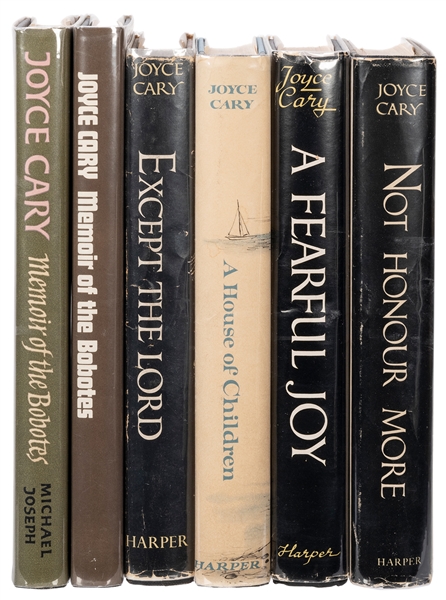  CARY, Joyce (1888–1957). A group of 6 first editions. Inclu...