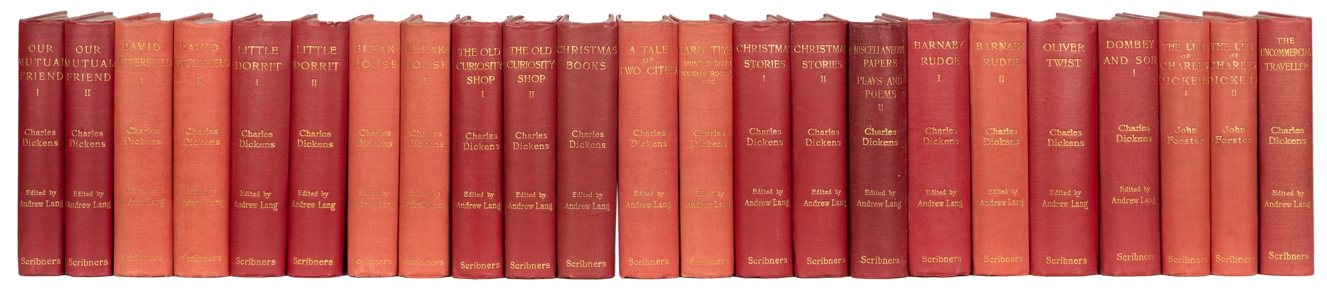  DICKENS, Charles. Peterson’s Uniform Duodecimo Edition of t...