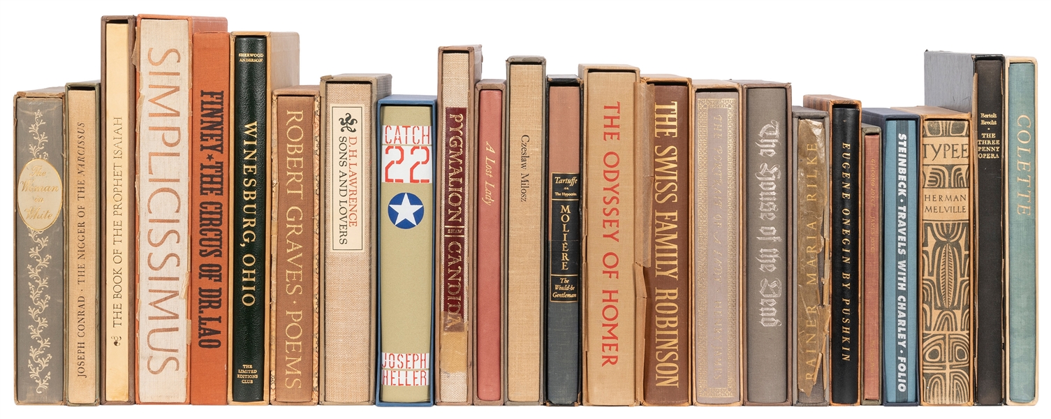  [LITERATURE]. A group of 27 titles including Limited Editio...