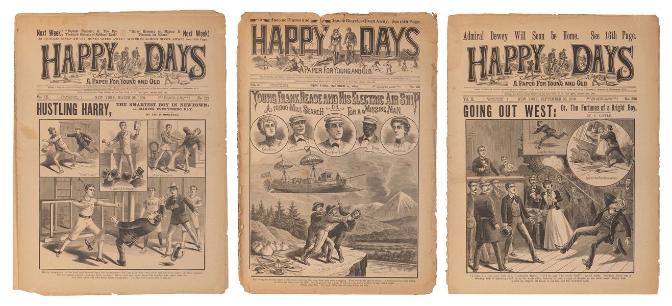  TOUSEY, Frank M. (1853-1902), editor. A group of 12 issues ...