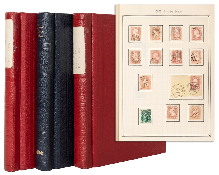  U.S. Regular Issue Stamp Collection. 1847-1970s. Serious co...