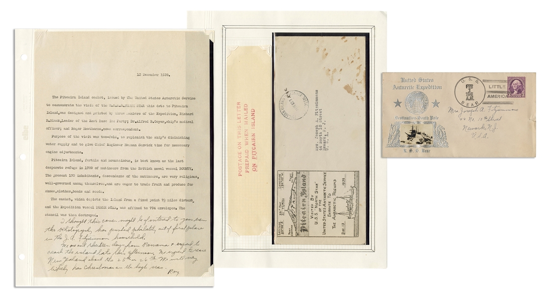  Two scarce Polar Expedition 1939 and 1941 Covers. Includes ...