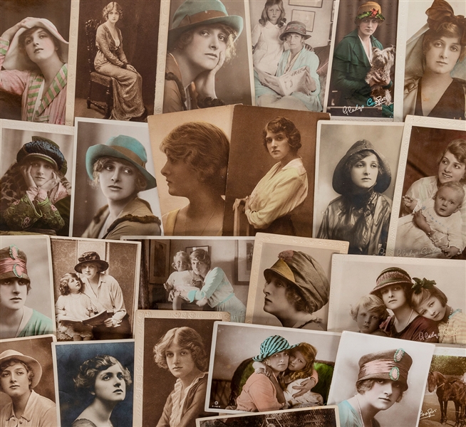  [ACTORS]. Collection Gladys Cooper RPPC Postcards. British,...
