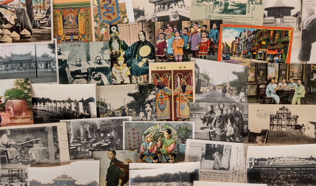  [CHINA]. Pre 1940 China and Chinatown Postcard Collection. ...