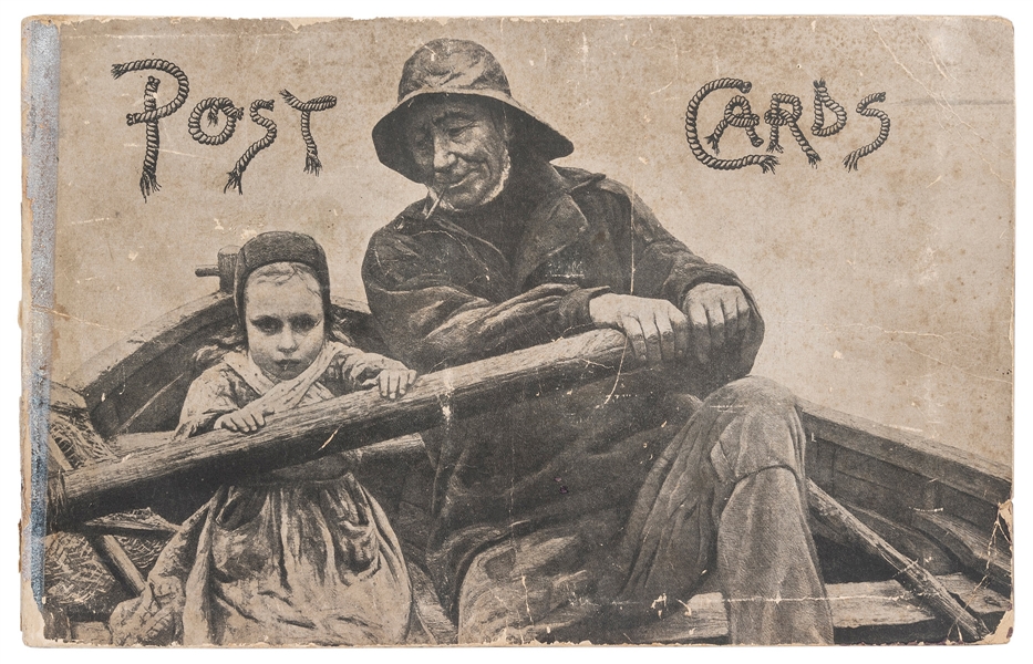  [SHIPWRECKS]. An album of 96 postcards. American, ca. 1890s...
