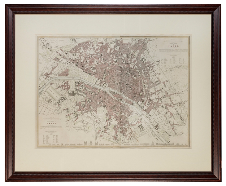  [MAP]. Paris. SDUK (Society for the Diffusion of Useful Kno...