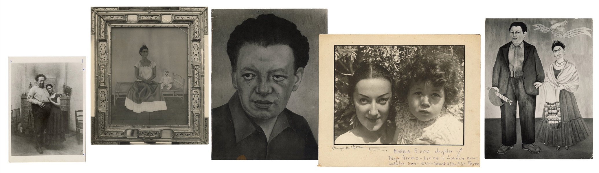  [KAHLO, Frida (Mexican, 1907-1954) and RIVERA, Diego (Mexic...