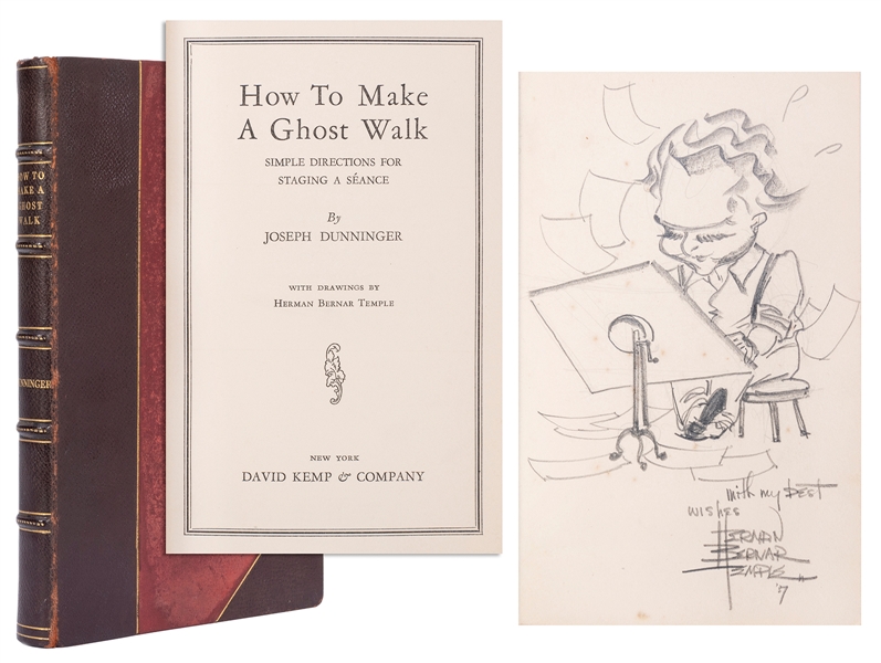  DUNNINGER, Joseph. How to Make a Ghost Walk. New York: Davi...