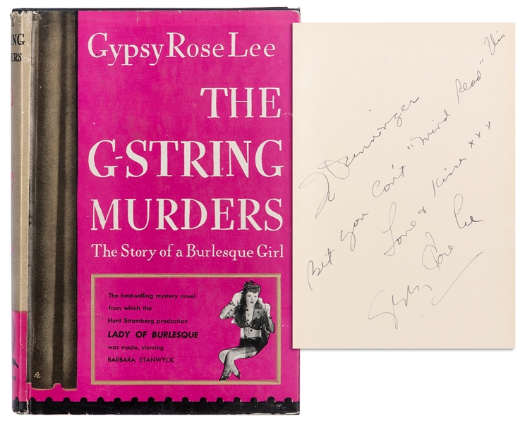  LEE, Gypsy Rose. The G-String Murders. Cleveland and New Yo...