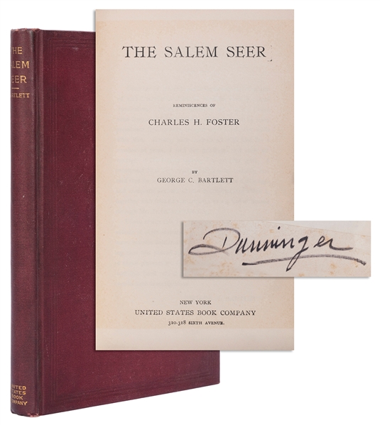  BARTLETT, George. The Salem Seer. New York: United States B...