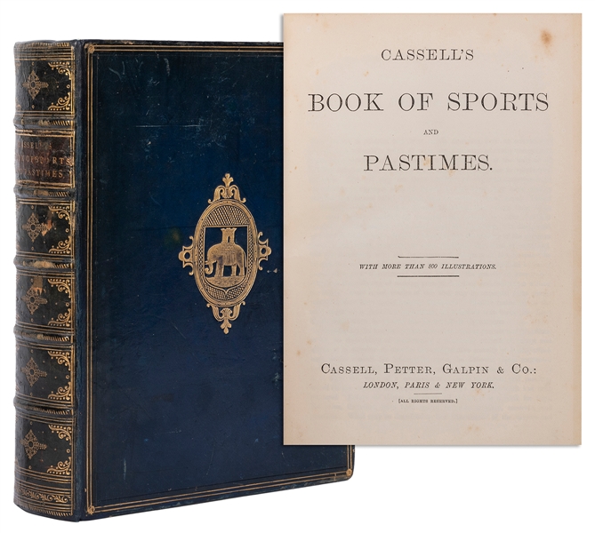  [BINDING] Cassell’s Book of Sports and Pastimes. London: Ca...