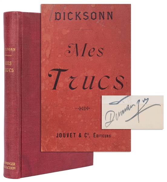  DICKSONN. Mes Trucs. Paris: Librairie Furne, 1893. Original...