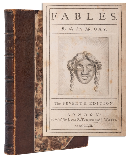  GAY, John (1685-1732). Fables. London: J. and R. Tonson & J...