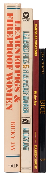  JAY, Ricky (1946-2018). A group of 3 titles. Four volumes t...