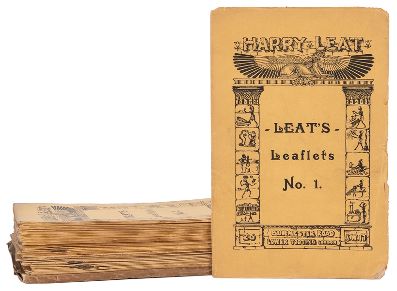  LEAT, Harry (1874-1949). Leat’s Leaflets. London: Harry Lea...