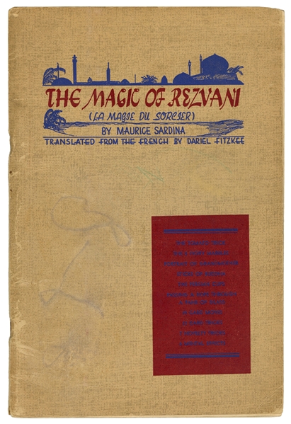  [REZVANI, Medjid kan (1900-1962)] SARDINA, Maurice (1891-19...