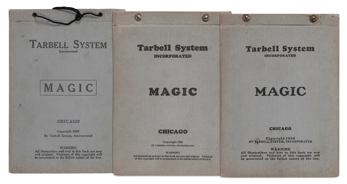  TARBELL, Harlan (1890-1960). [The Tarbell Course in Magic]....