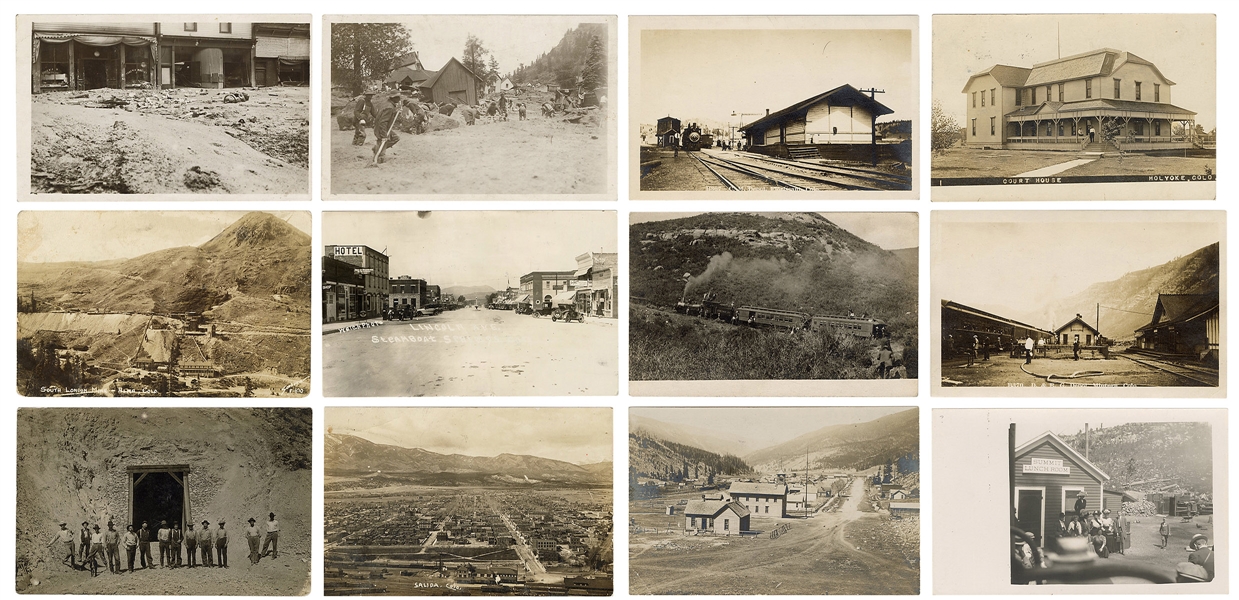  [COLORADO]. Massive postcard collection and associated ephe...