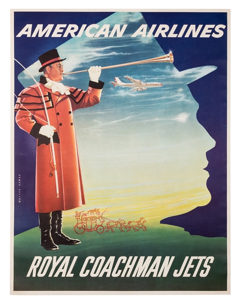  BOMAR, Walter. American Airlines / Royal Coachman Jets. Cir...