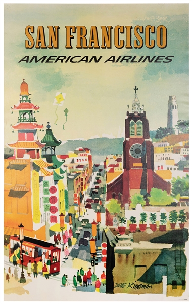  KINGMAN, Dong (1911-2000). San Francisco / American Airline...
