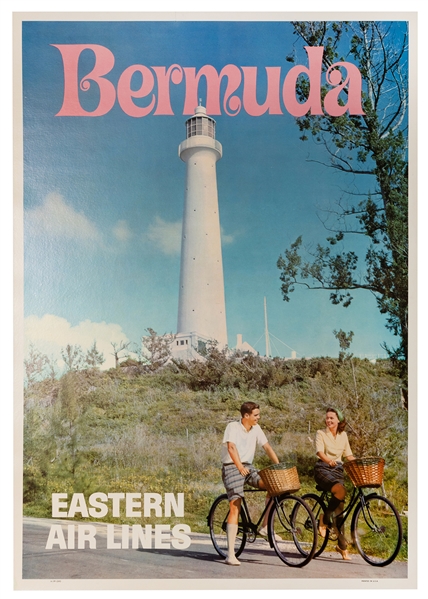  Bermuda / Eastern Air Lines. USA, ca. 1960s. Photographic a...