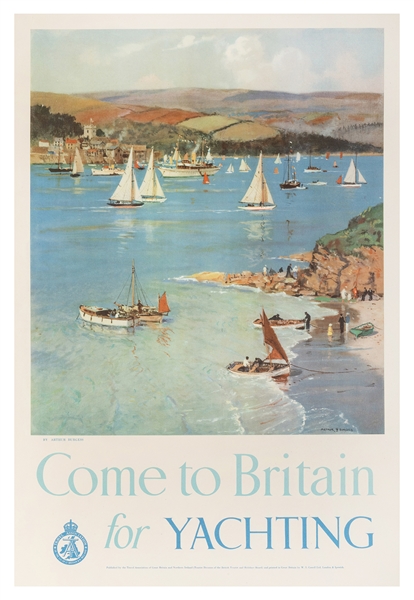  BURGESS, Arthur (1879-1957). Come to Britain for Yachting. ...