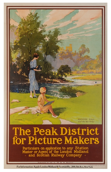  TURNER, Charles E. (1883-1965). The Peak District for Pictu...