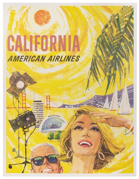 BOYLE, James Neil. California / American Airlines. Circa 1960s. 
