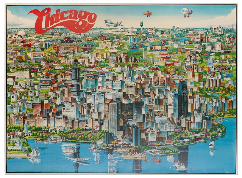  Chicago. “City Character Print.” 1981. Toronto: Archar Inc....
