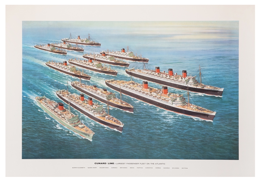  Cunard Line – Largest Passenger Fleet on the Atlantic. N.p....