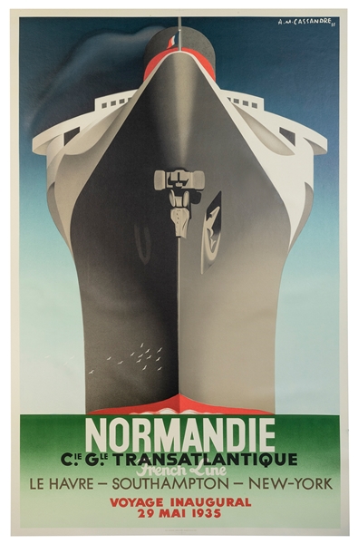  CASSANDRE, A.M. (1901-1968). Normandie. 1998. H[enri] Mouro...