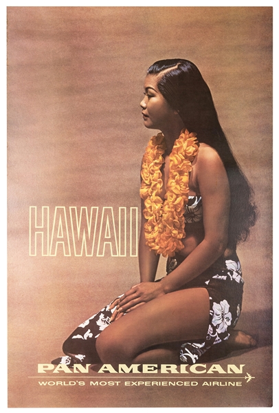  Hawaii / Pan American. Circa 1960s. Color photographic post...