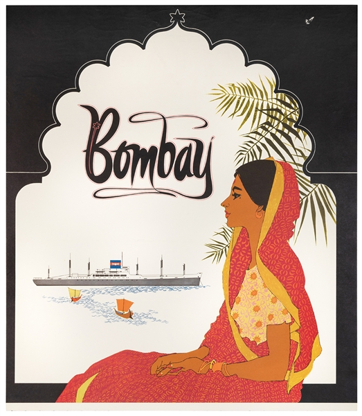  [INDIA]. Bombay / [American President Lines]. Circa 1950s. ...