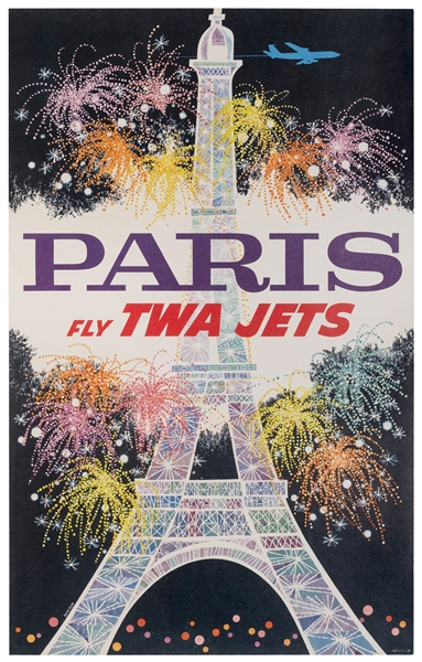  KLEIN, David (1918–2005). Paris / Fly TWA Jets. USA, 1960s....
