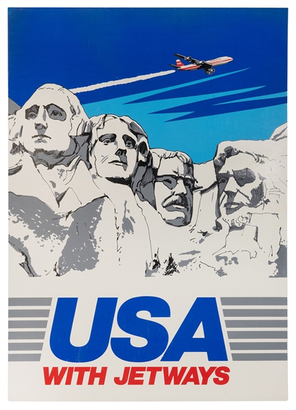 USA with JETWAYS / [TWA]. Circa 1970s. Partial silkscreen p...