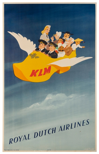  ERKELENS, Paul. KLM / Royal Dutch Airlines. 1947. Rotterdam...