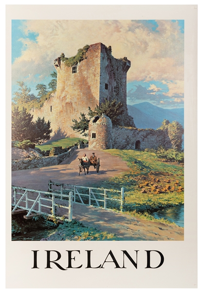  METCALF, William (1920-2005). Ireland. Tourism poster showi...