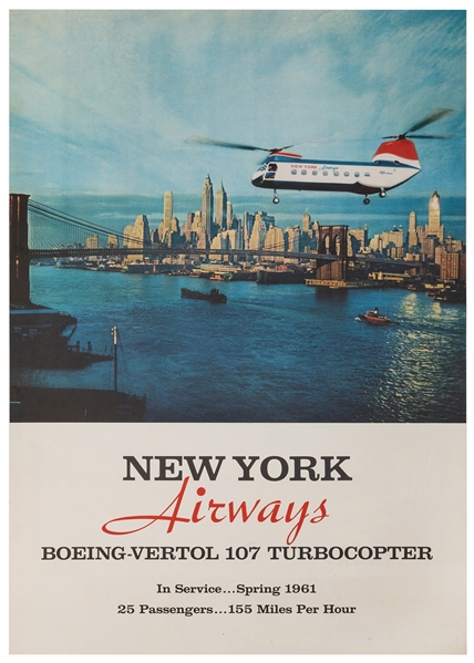  [NEW YORK] New York Airways / Boeing-Vertol 107 Turbocopter...