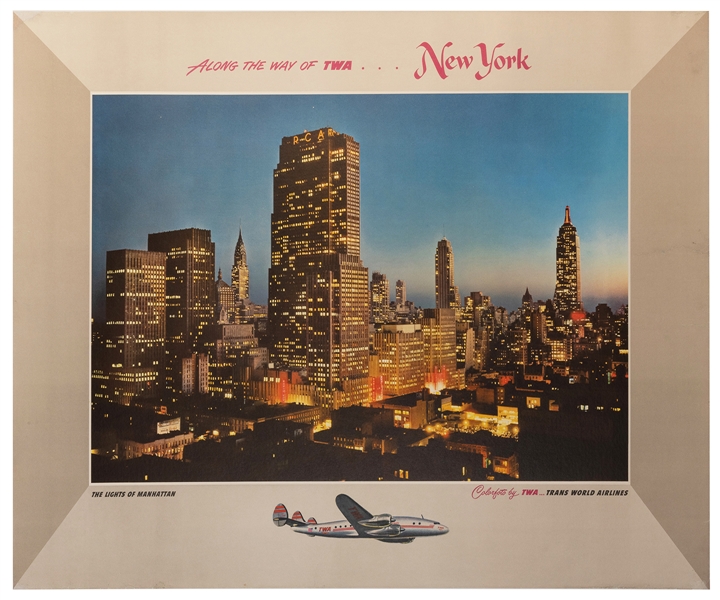  Along the Way of TWA / New York / The Lights of Manhattan. ...