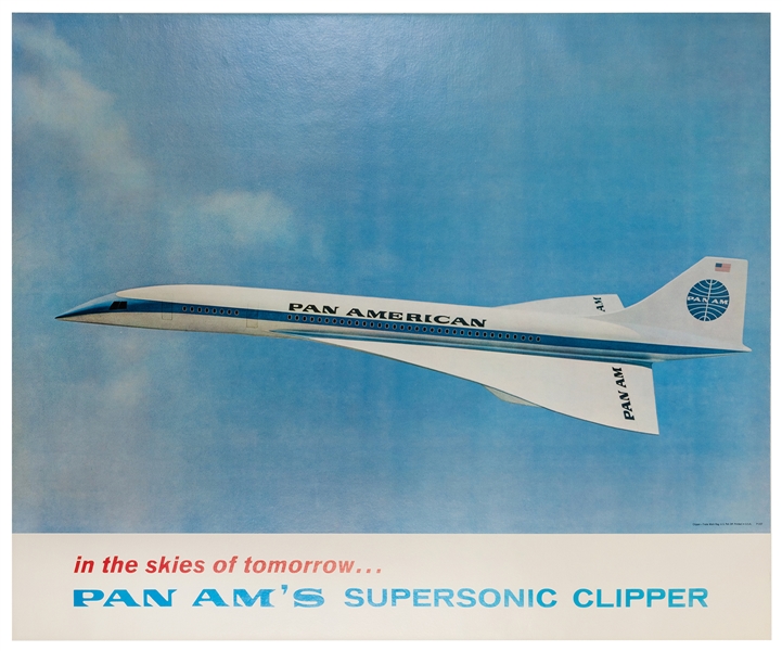  Pan Am’s Supersonic Clipper / in the skies of tomorrow. USA...