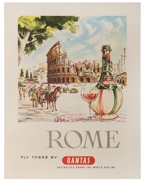  ROGERS, Harry (1929-2012). Rome / Qantas. Australia, 1950s....