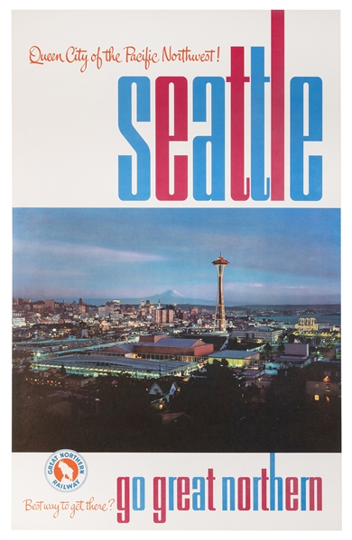  Seattle / Go Great Northern. USA, ca. 1960s. Photographic p...