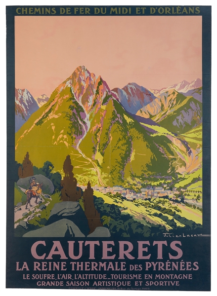  LACAZAE, Julien (1886-1971). Cauterets / La Reine Thermale ...
